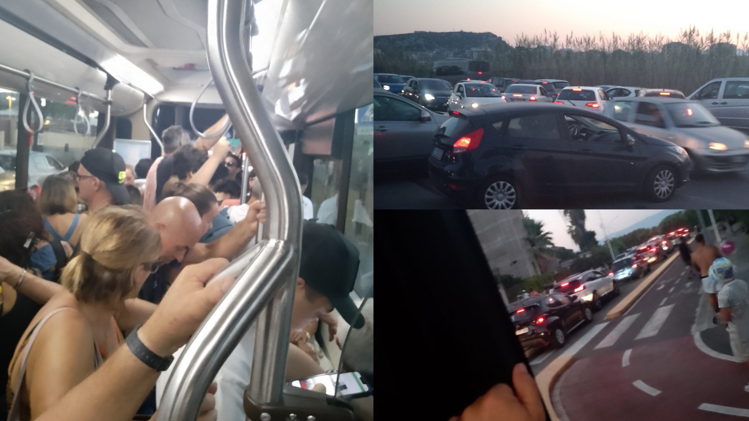 “Le frecce tricolori? Belle, come sempre, ma che fatica rientrare a casa”