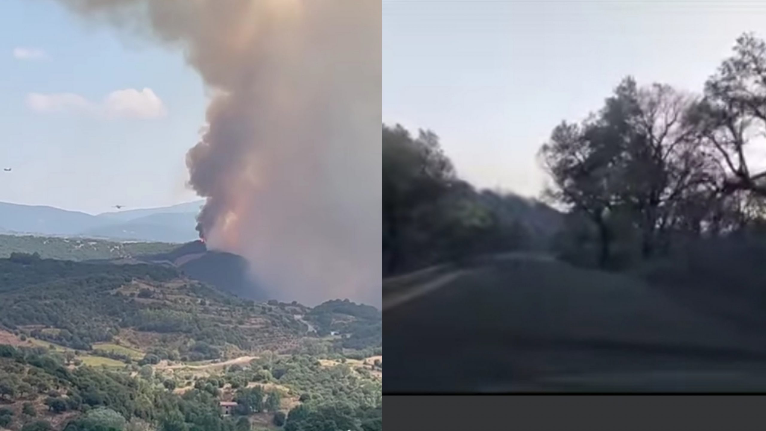 La Sardegna brucia ancora, a Sorgono si è sfiorata la tragedia