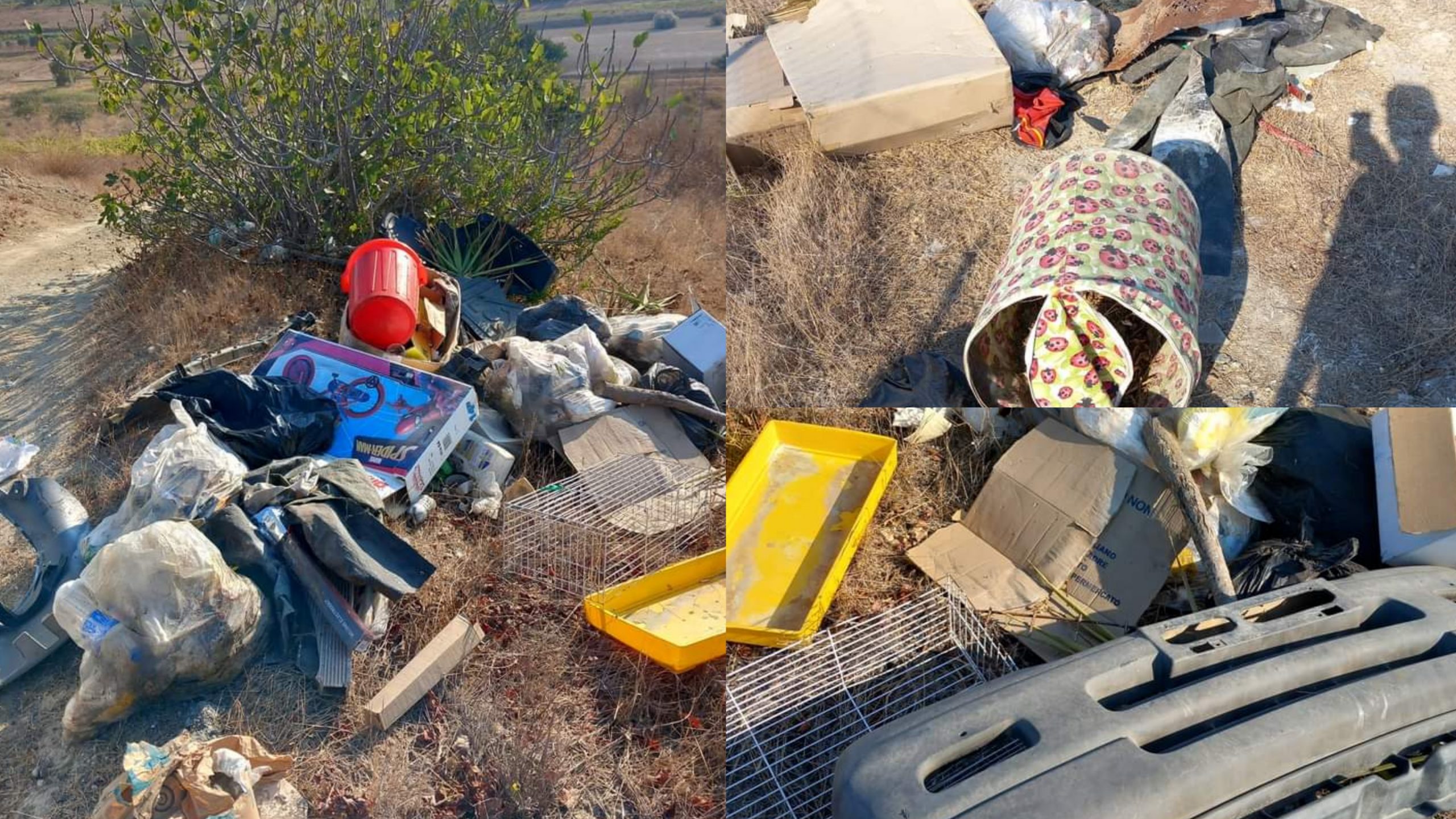 Furbetti della spazzatura scatenati a Monserrato: discariche abusive dal centro alla periferia