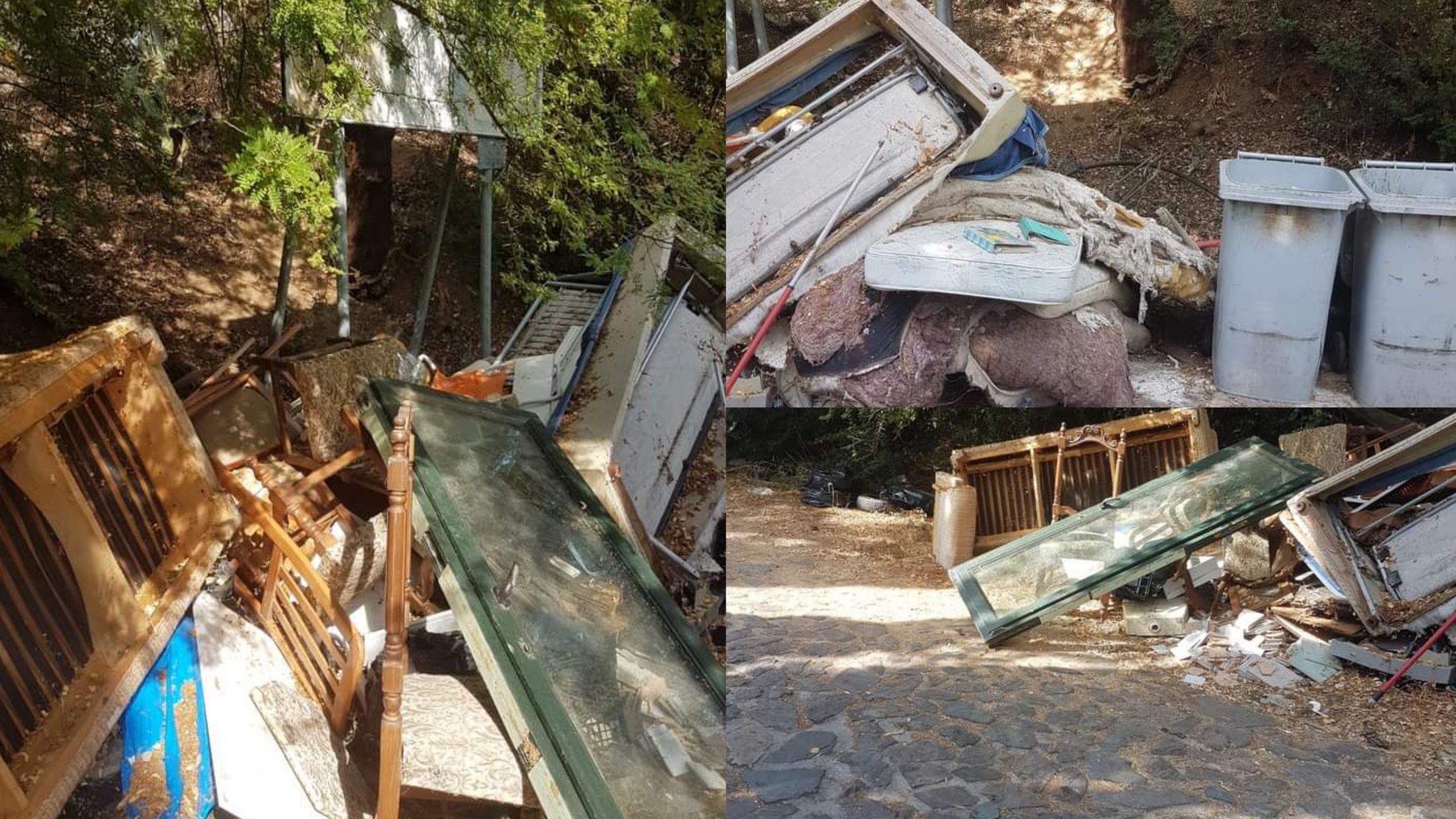 Sinnai, a San Gregorio una nuova discarica abusiva tra alberi e sentieri