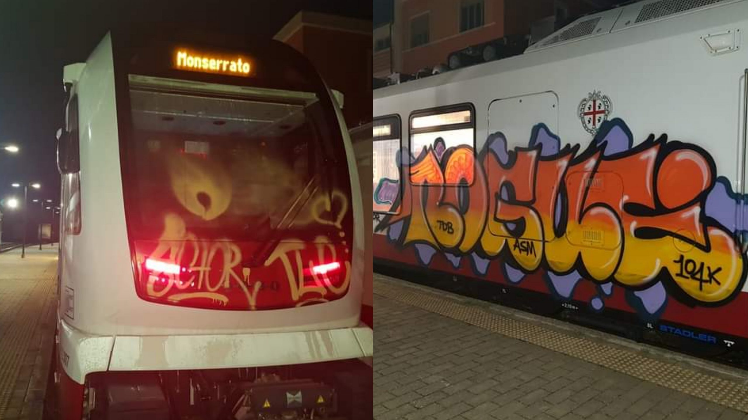 Mandas, i nuovi treni Stadler presi di mira dai vandali: vetri e carrozzeria  pasticciati