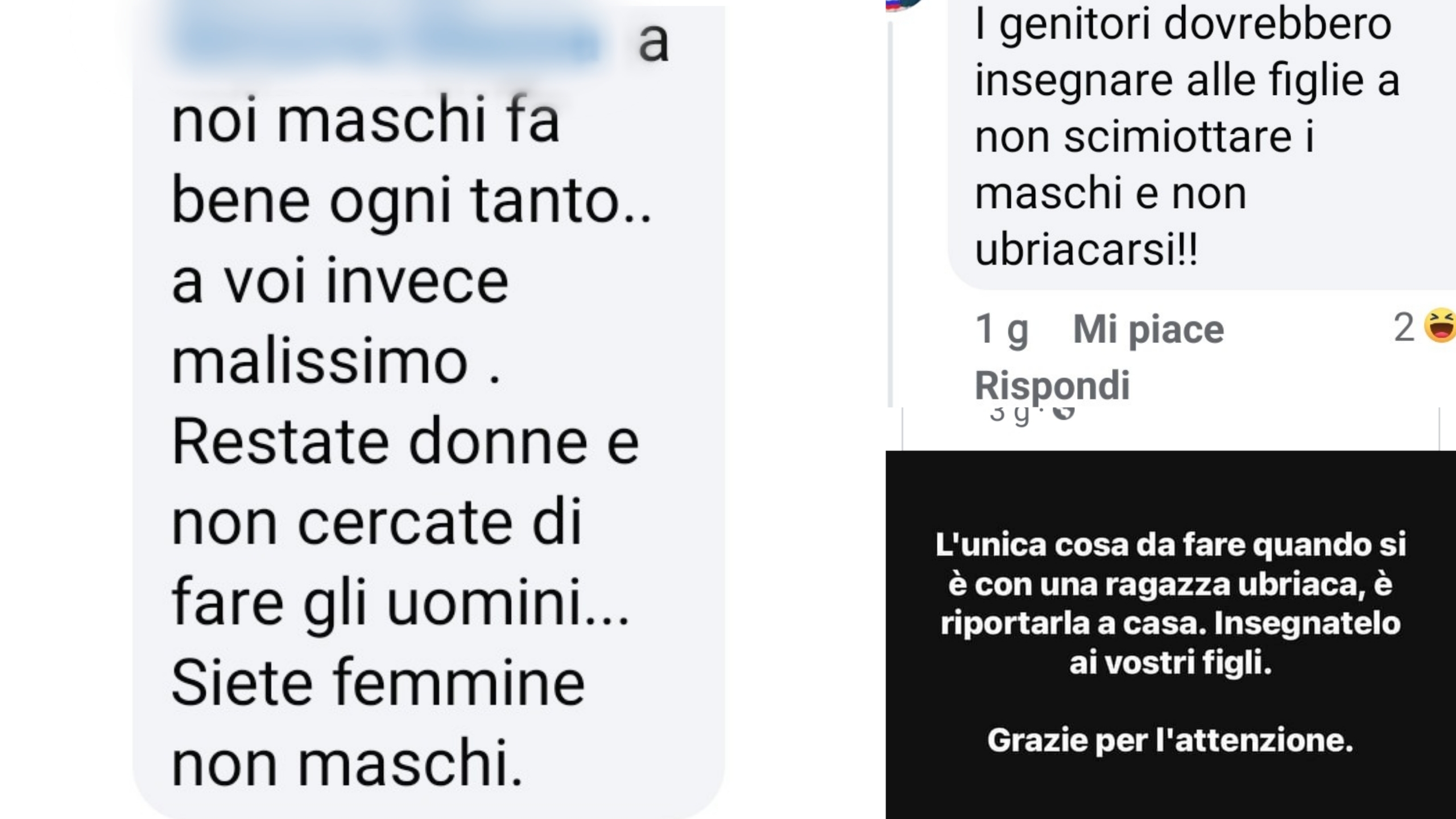 Commenti sessisti a San Gavino, il Centro Antiviolenza Feminas interviene