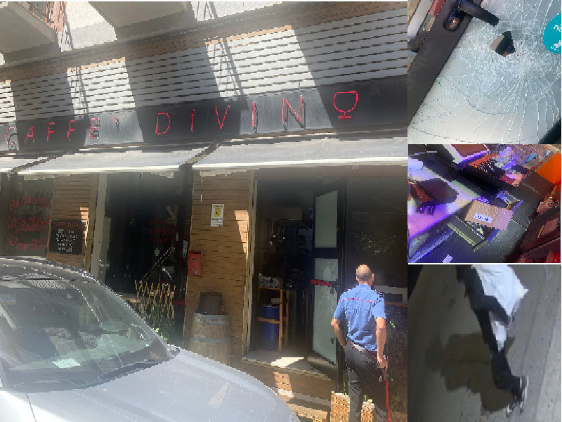 Cagliari, svaligiato il ristorante Caffè Divino in via Carloforte: “Rubate decine di bottiglie di vino e 700 euro”