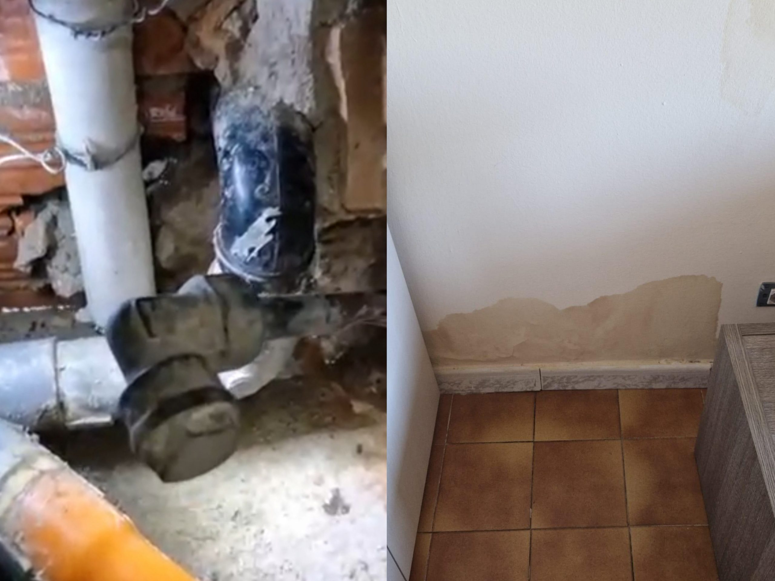 Cagliari, tubo rotto e danni in una casa popolare: “Da mesi attendiamo i lavori del Comune”