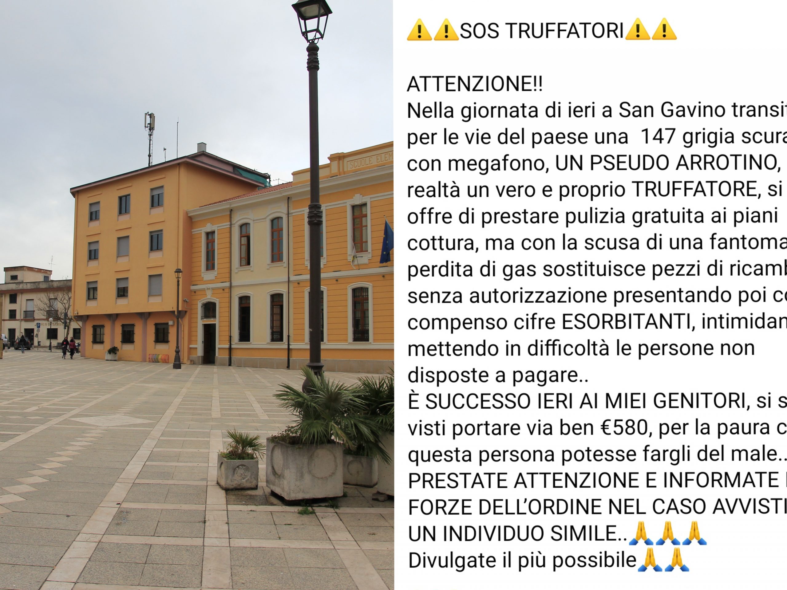 San Gavino, l’sos: “Finte fughe di gas, così un arrotino intasca cifre esorbitanti”