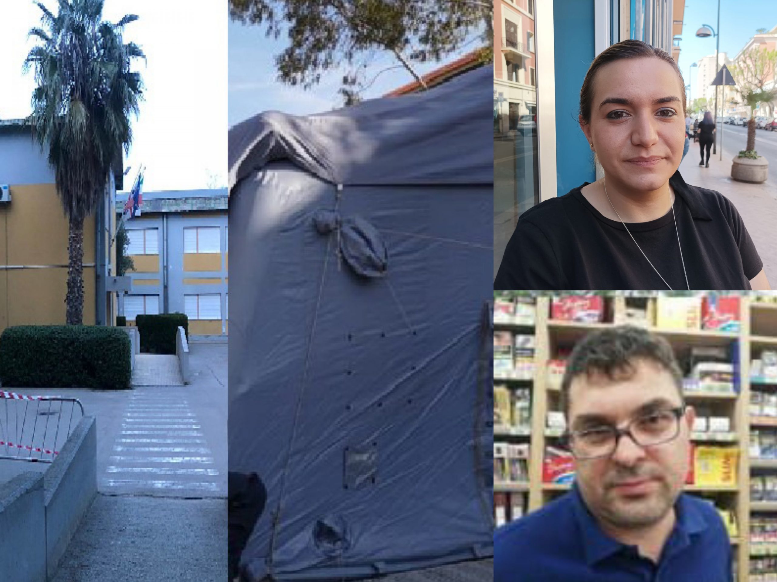 Cagliari, figli a lezione nelle tende e genitori furiosi: “Una scuola trasformata in tendopoli”