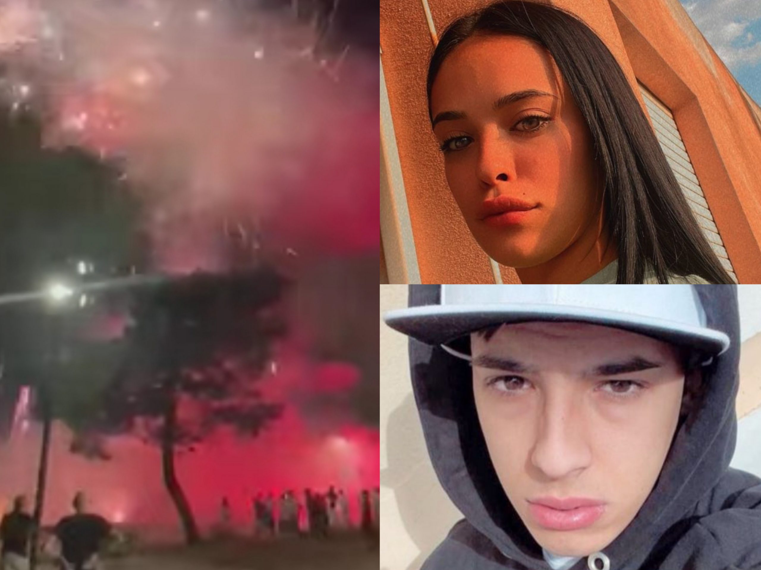 Assemini, fuochi artificiali per omaggiare Alessandro Sanna: oggi i funerali di Giorgia e Simone