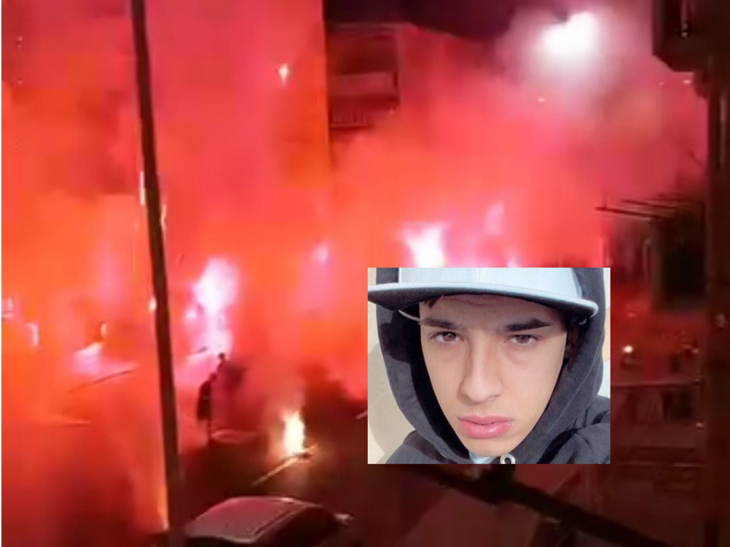 Cagliari, il toccante omaggio a Simone Picci: fuochi artificiali davanti alla sua casa di Is Mirrionis