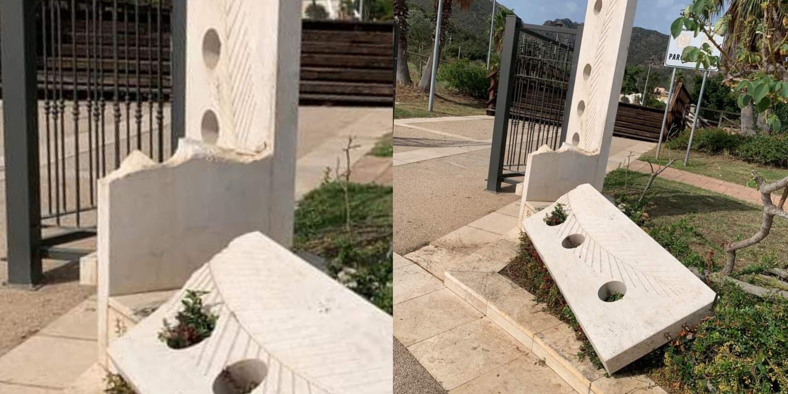Capoterra, vandali scatenati al parco urbano: “Dov’è la vigilanza del Comune?”
