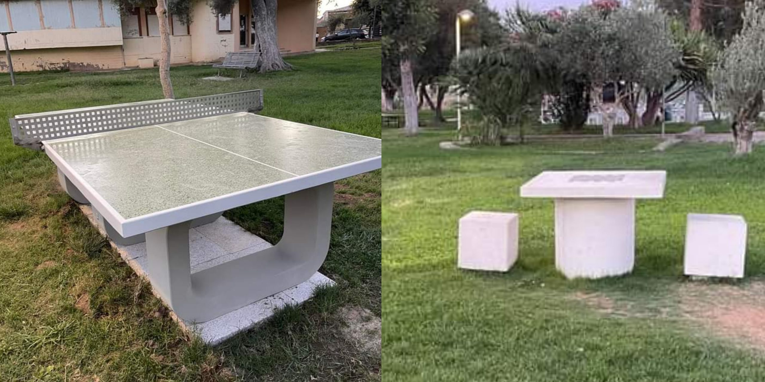 Al parco di Villaspeciosa si potrà giocare anche a ping pong