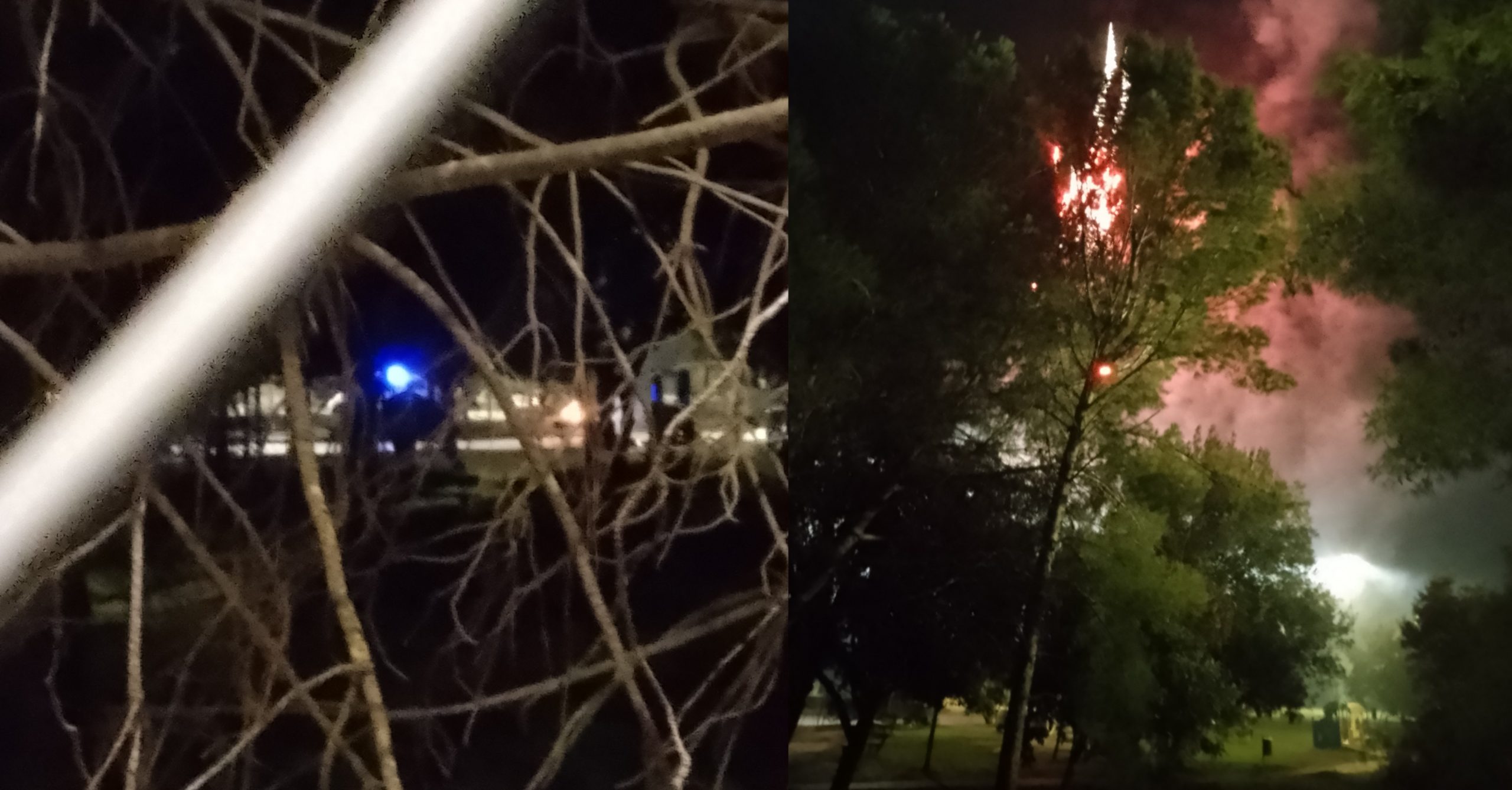 Fuochi con il botto per Santa Greca a Decimomannu, la vegetazione prende fuoco al parco comunale