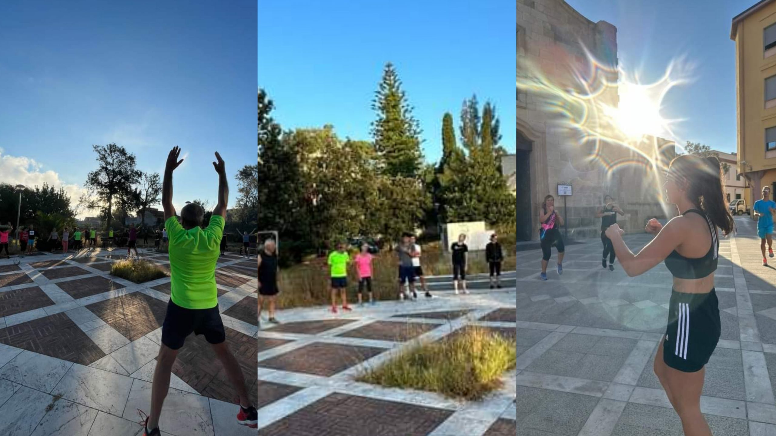 San Gavino Monreale, allenarsi tutti insieme per le vie e le piazze del paese