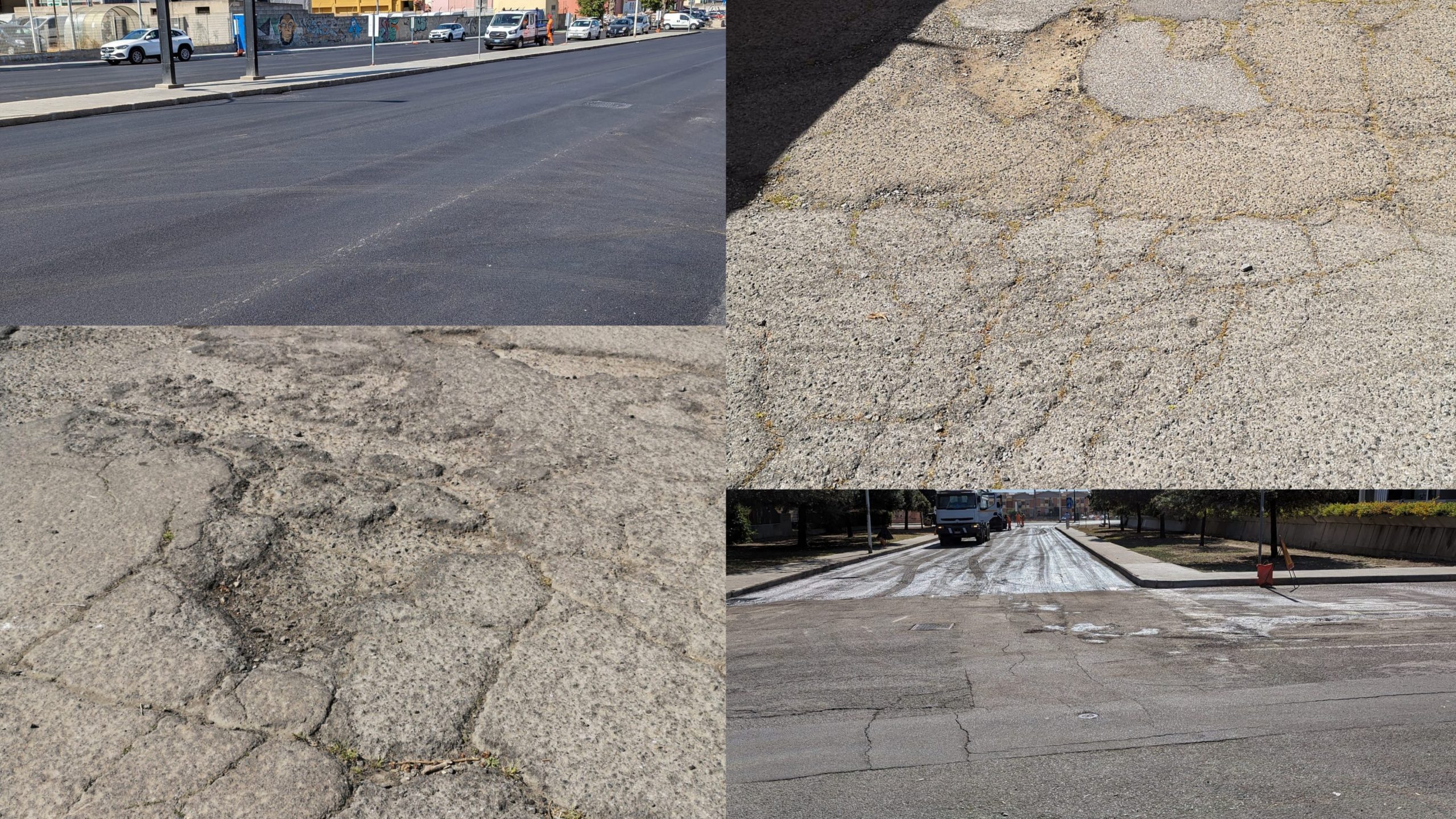 Pirri, ruspe in azione nella città dimenticata: “Cittadini di serie B, vengono solo in campagna elettorale”