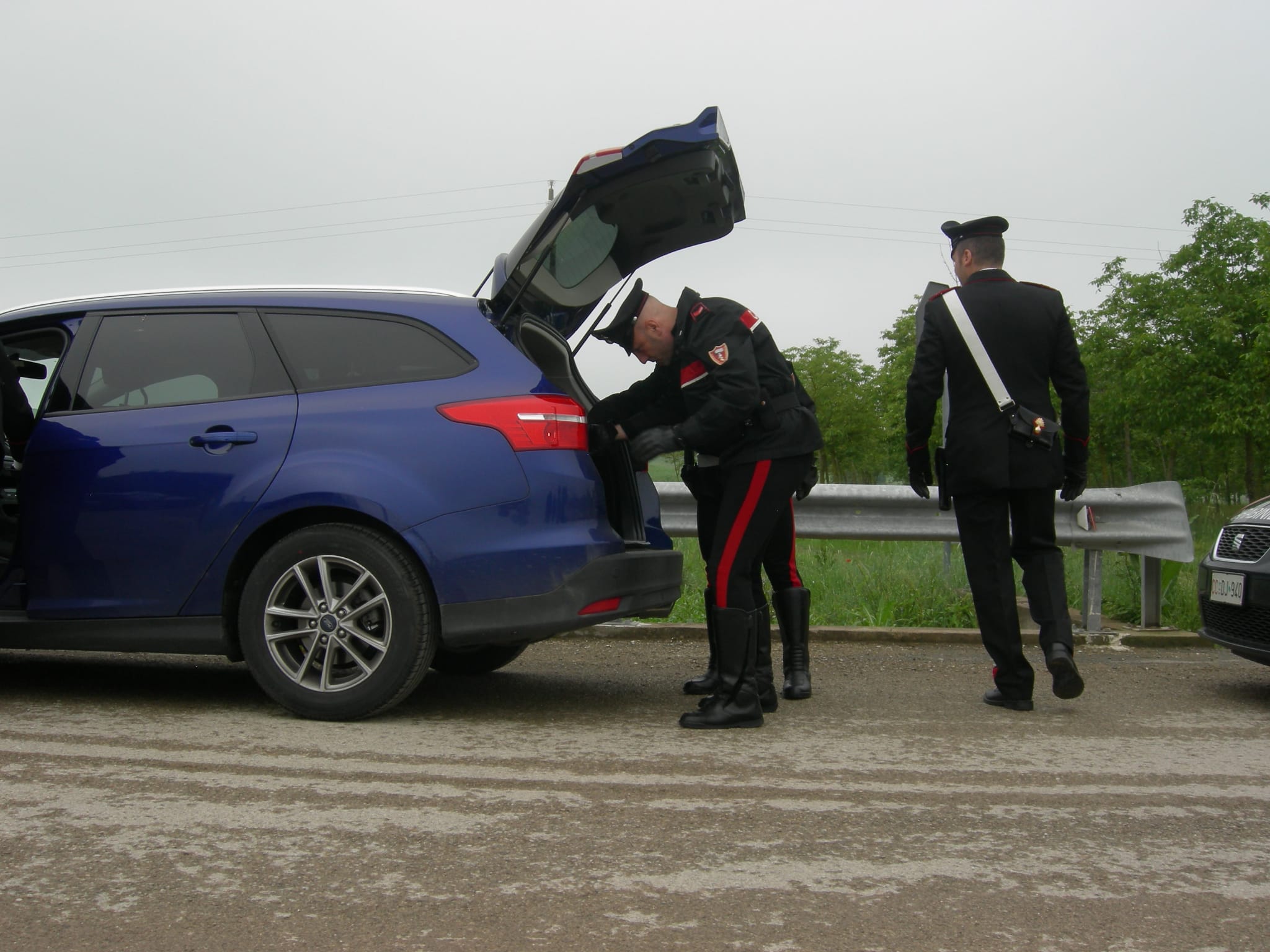 Guspini, topo d’auto sorpreso dai carabinieri e arrestato