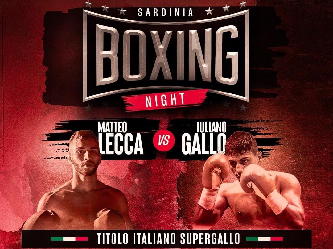 La grande boxe approda a Monserrato, super sfida tra Matteo Lecca e Iuliano Gallo
