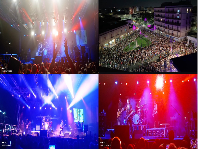 Bagno di folla a Quartu per Le Vibrazioni, successo per il concerto gratuito in piazza Sant’Elena