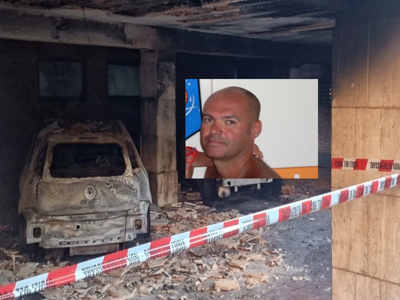 Cagliari, in fiamme l’auto del dirigente comunale Ena: “Ho paura per me e per i miei cari”