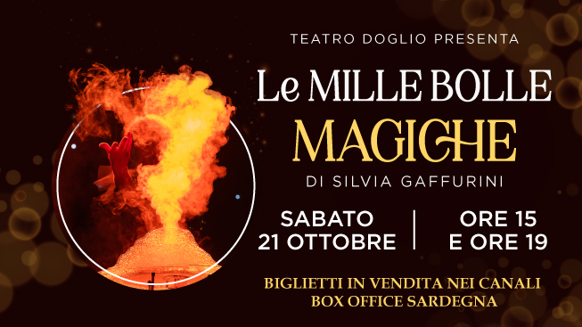 “Le Mille Bolle Magiche”: al Teatro Doglio la versione italiana del celebre “Gazillion Bubble Show”
