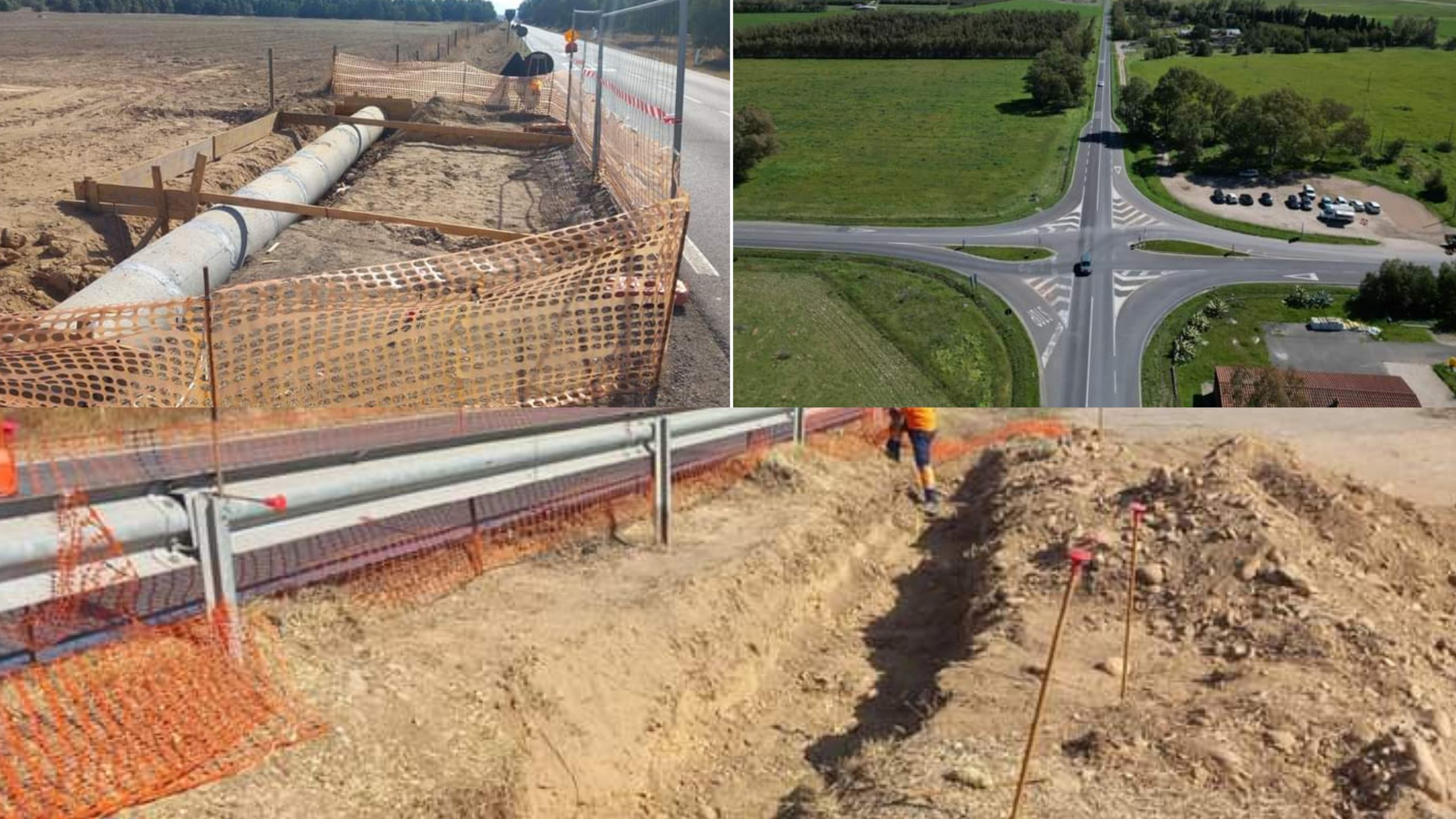 Rotatoria de S’Acqua Cotta a Villacidro, quasi ultimate le strade di accesso ai parcheggi