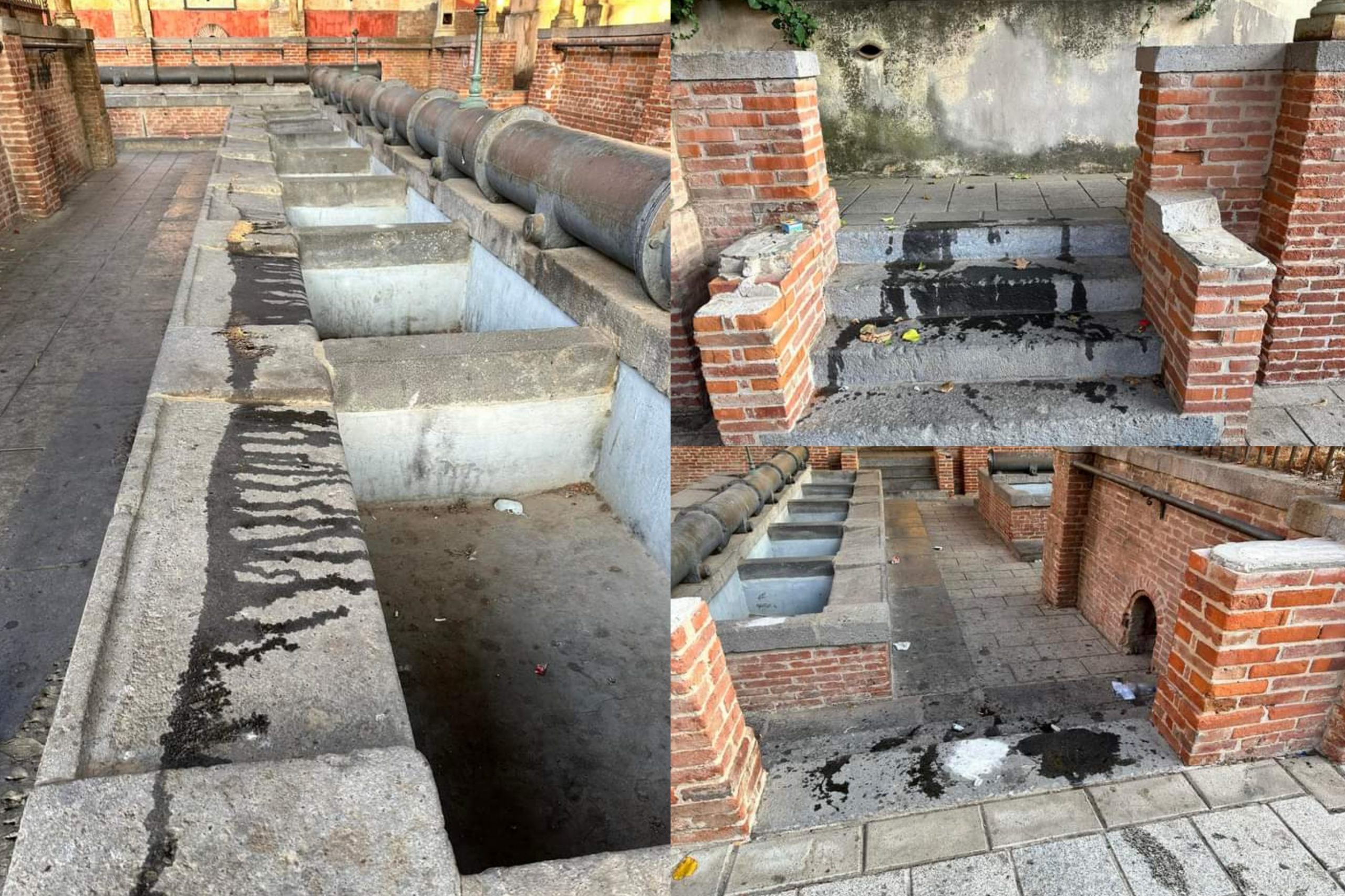 Villacidro, deturpano l’antico lavatoio con l’olio esausto: identificati 3 vandali