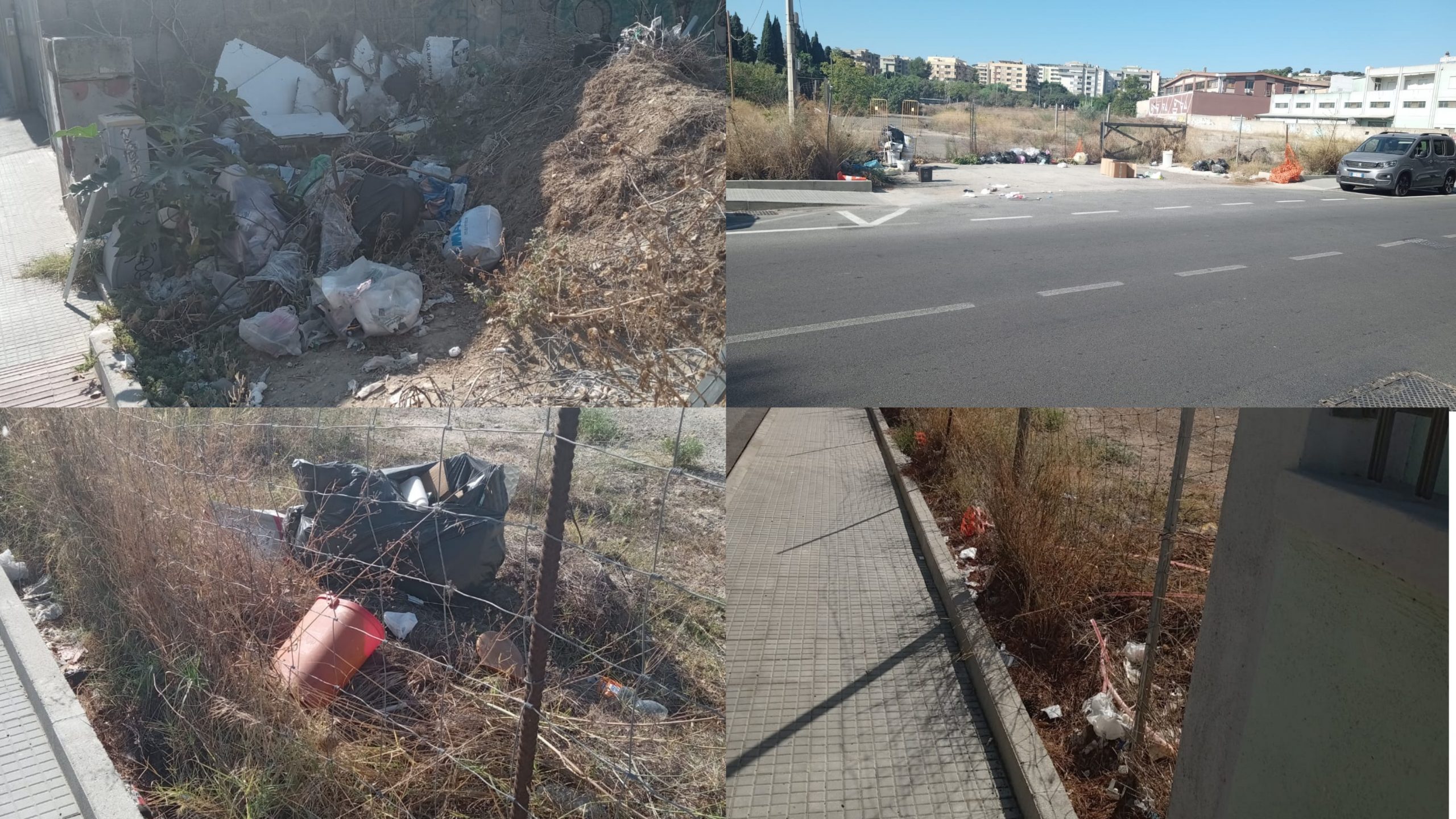 Pirri, un terreno recintato scambiato per discarica