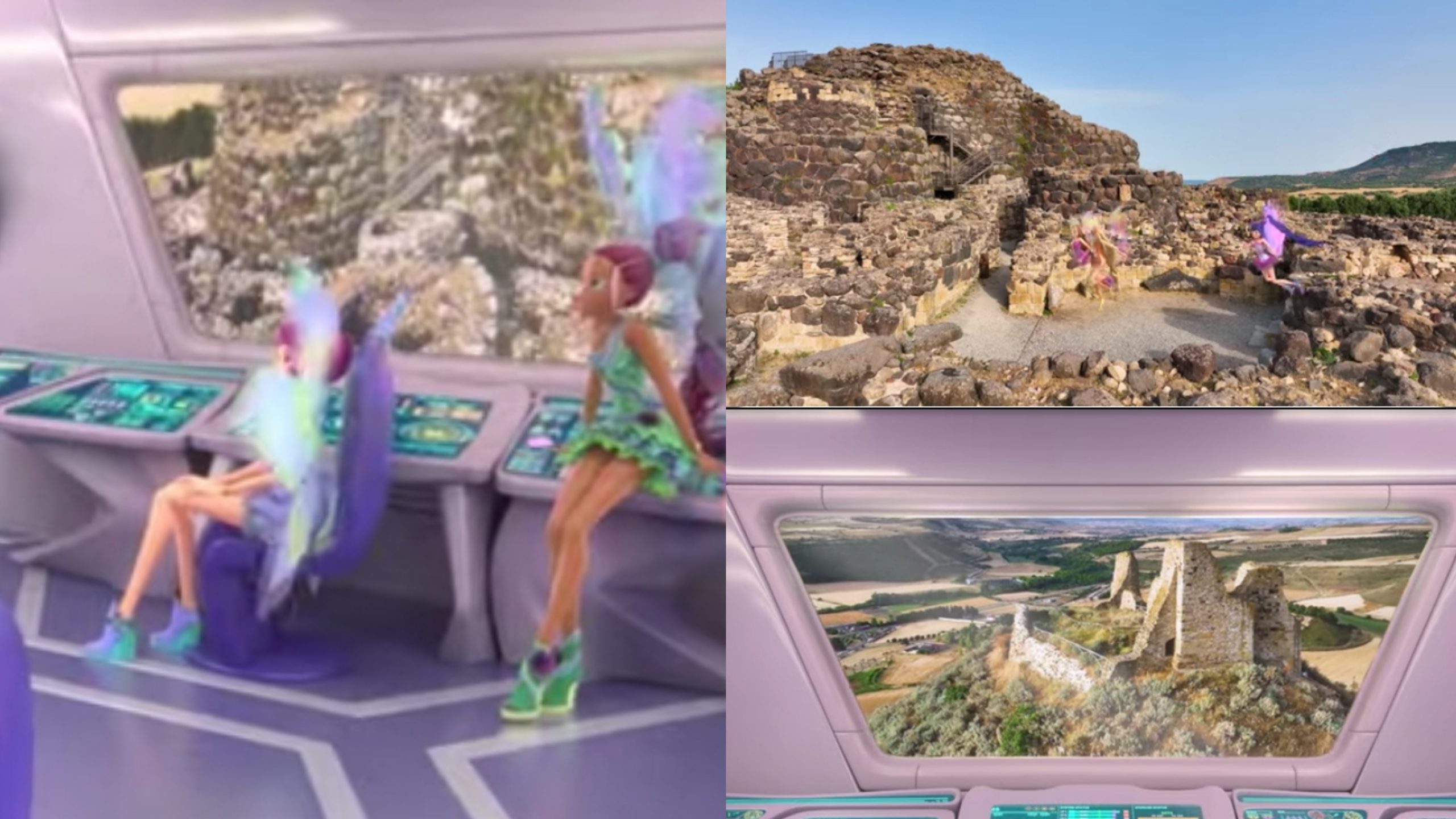 Il nuraghe di Barumini tra le bellezze d’Italia visitate dalle Winx