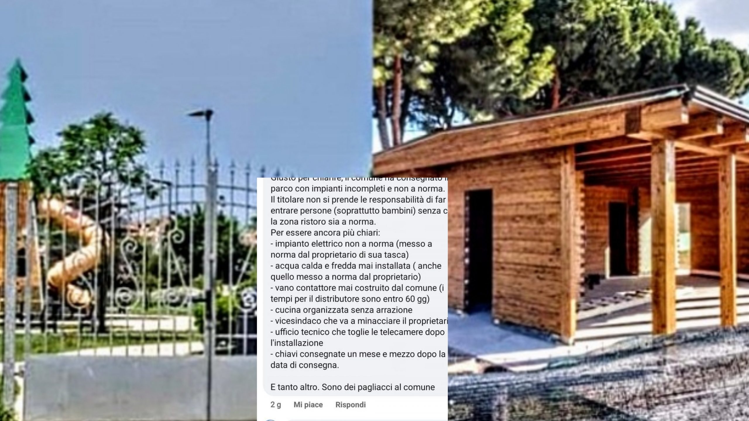 Il chiosco del Parco Magico di Monserrato non a norma sui social? “Tutto falso”