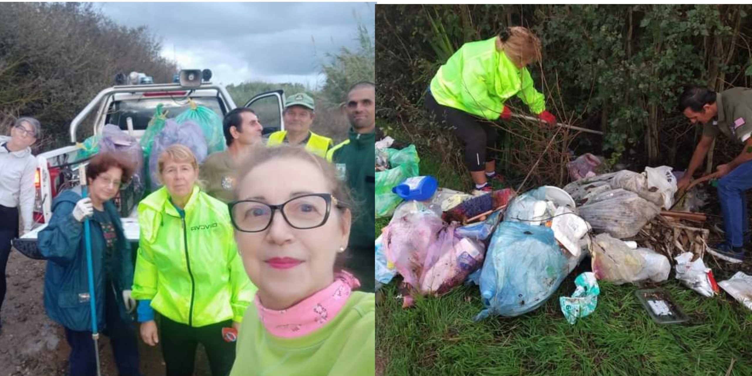Samassi, nemmeno la pioggia ha fermato gli irriducibili volontari che puliscono il paese