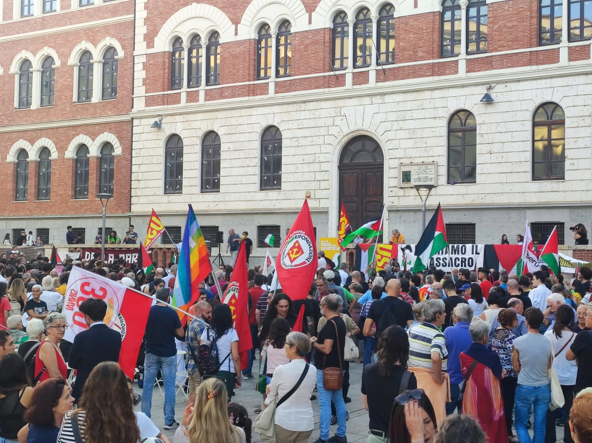 “Stop al massacro di Gaza”, 500 persone in piazza a Cagliari