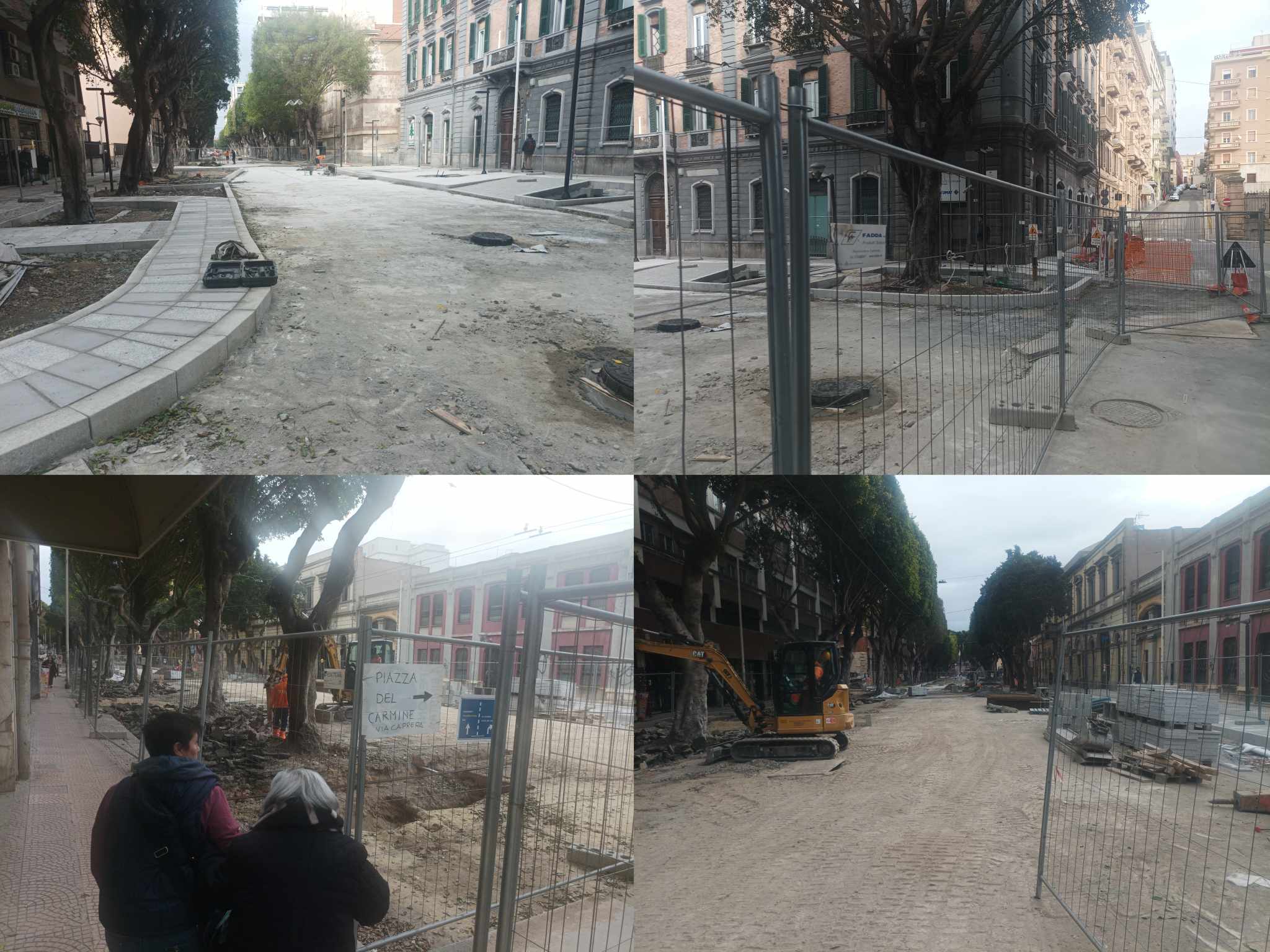 Cagliari, ecco viale Trieste più stretto e con meno parcheggi: commercianti in trincea anche a dicembre