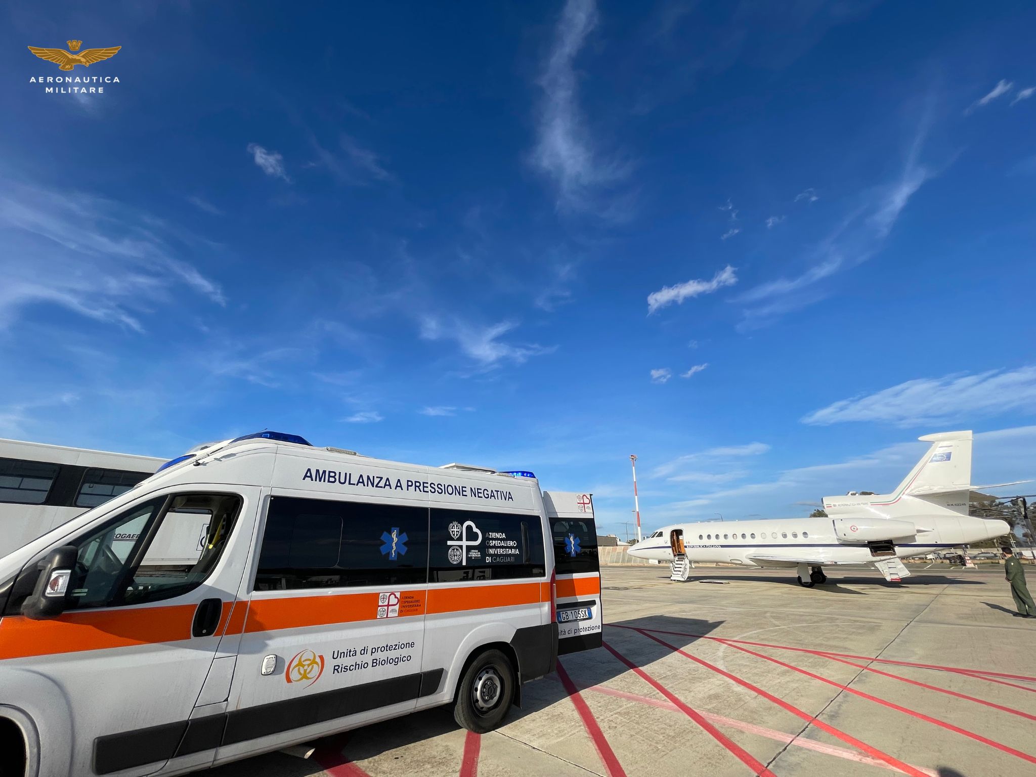 Volo salvavita per una neonata di Cagliari ad appena un giorno di vita