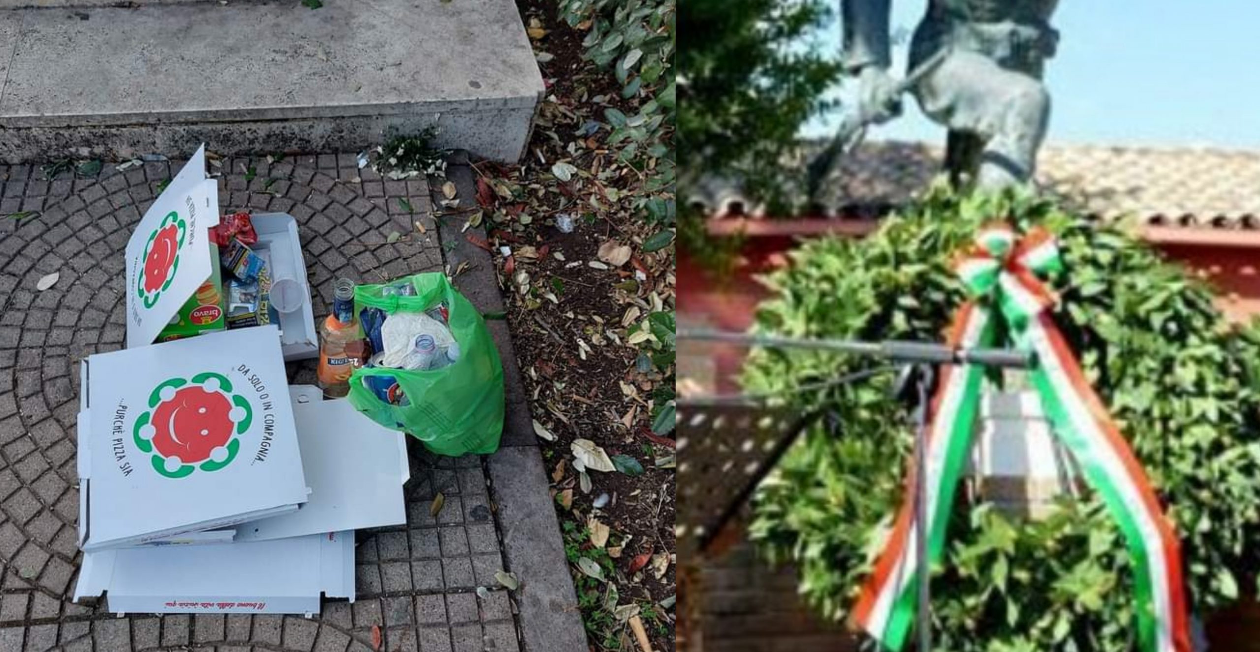 San Giovanni Suergiu, il monumento ai caduti sporcato poco prima della cerimonia