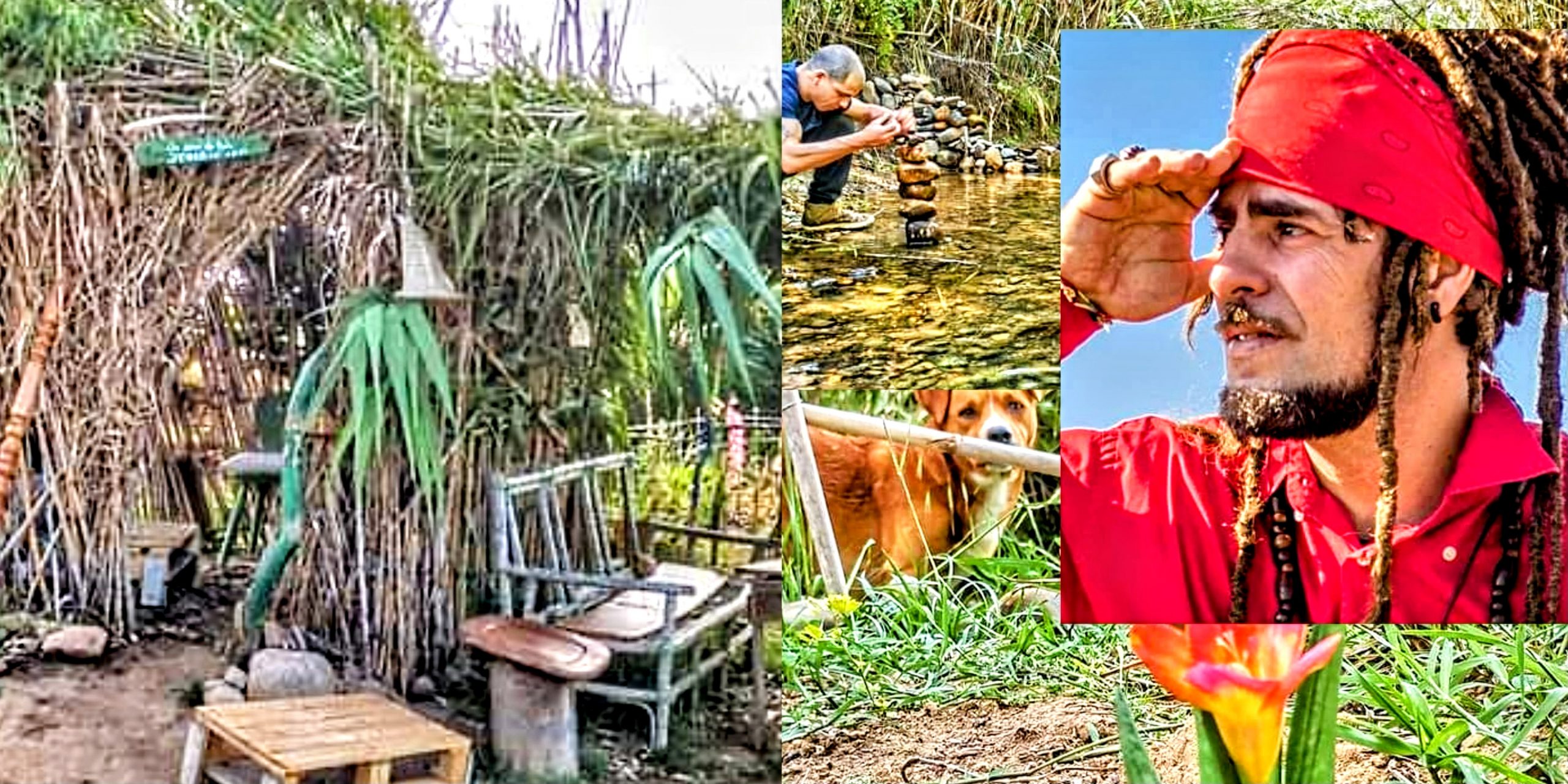 Serramanna, una piccola oasi relax nel Rio Leni ricavata con materiali di riciclo