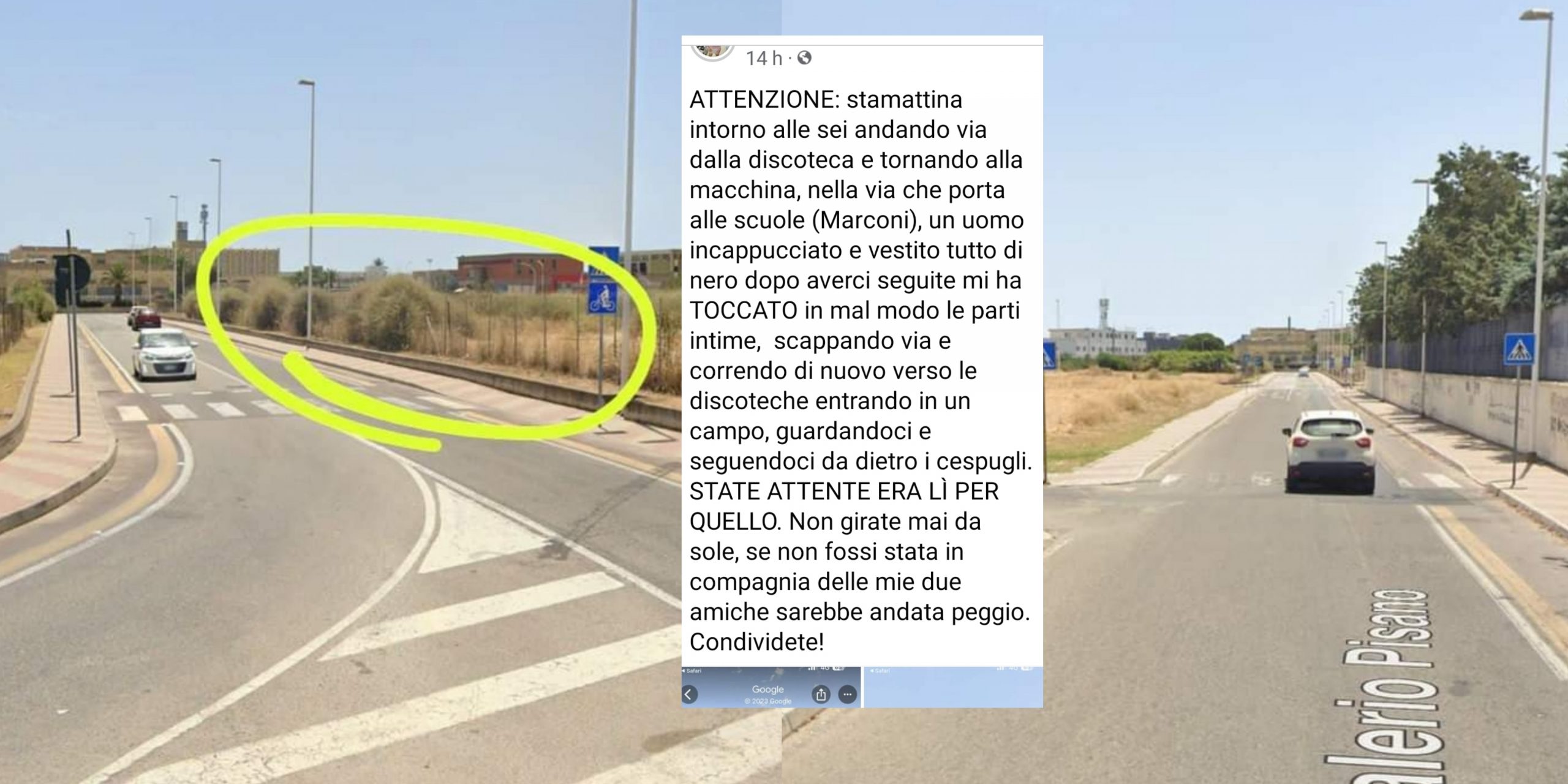 Cagliari, molestata all’uscita dalla discoteca: “Un uomo incappucciato mi ha toccato le parti intime”