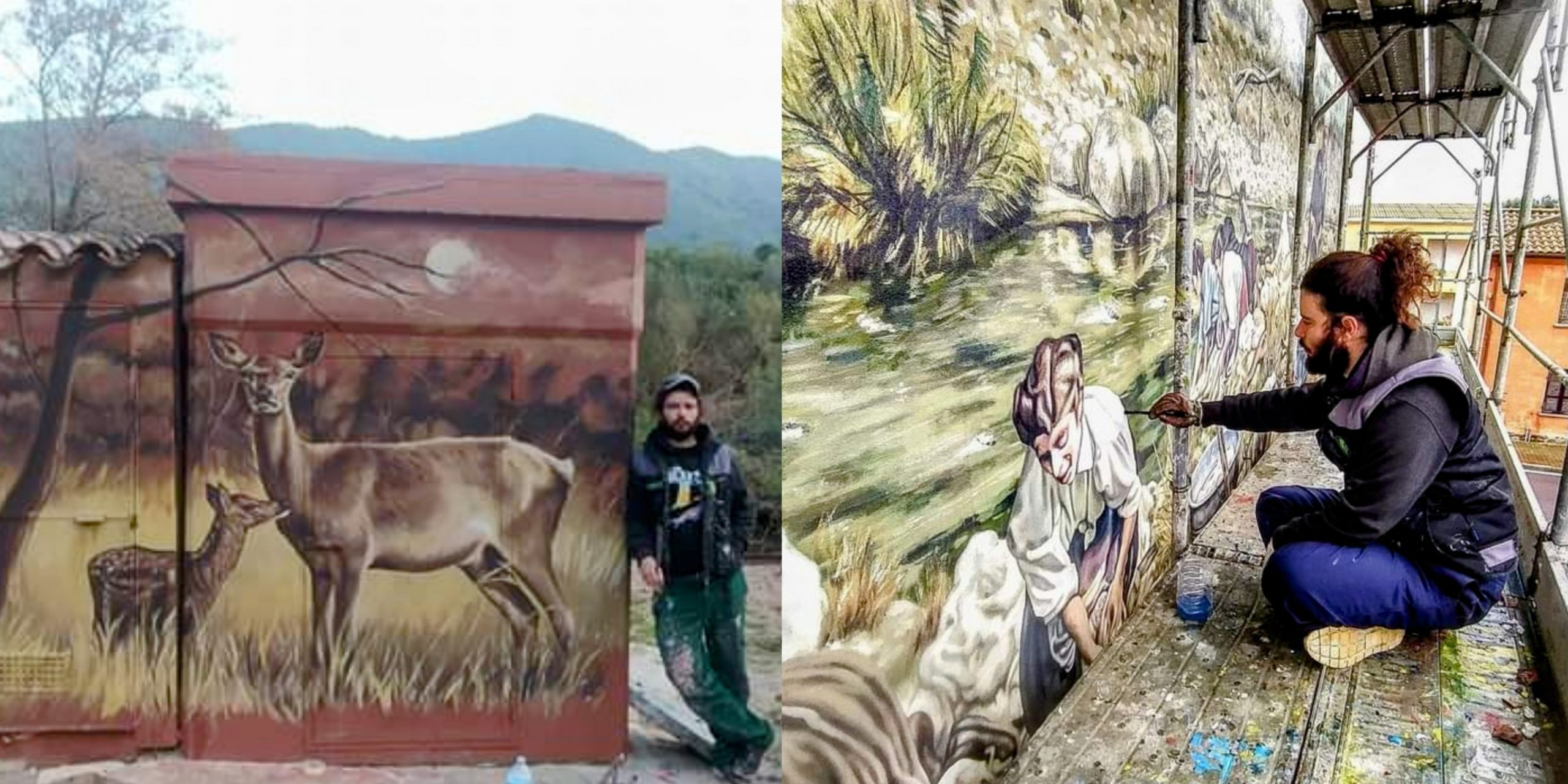 Marrubiu, l’ultima opera di Davide Pils BO Pili terminata dagli amici