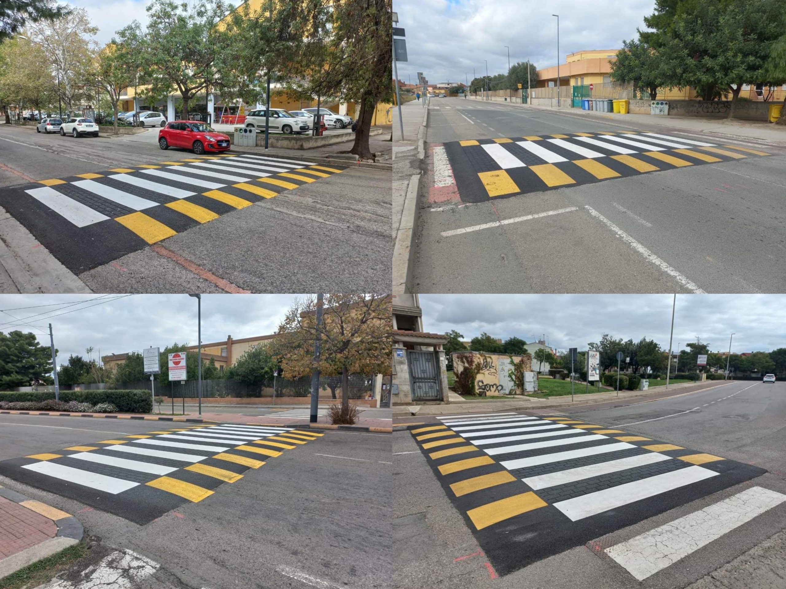 Selargius, stop alle folli corse: 6 nuovi attraversamenti rialzati nelle strade più trafficate