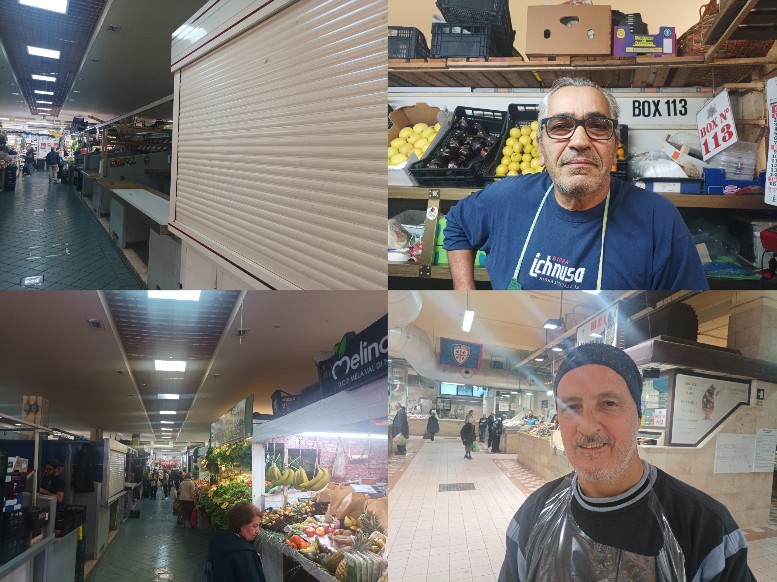 Cagliari, il mercato tra nuovi box vuoti e paura: “In piazza Nazzari vogliamo parcheggi e aria condizionata”
