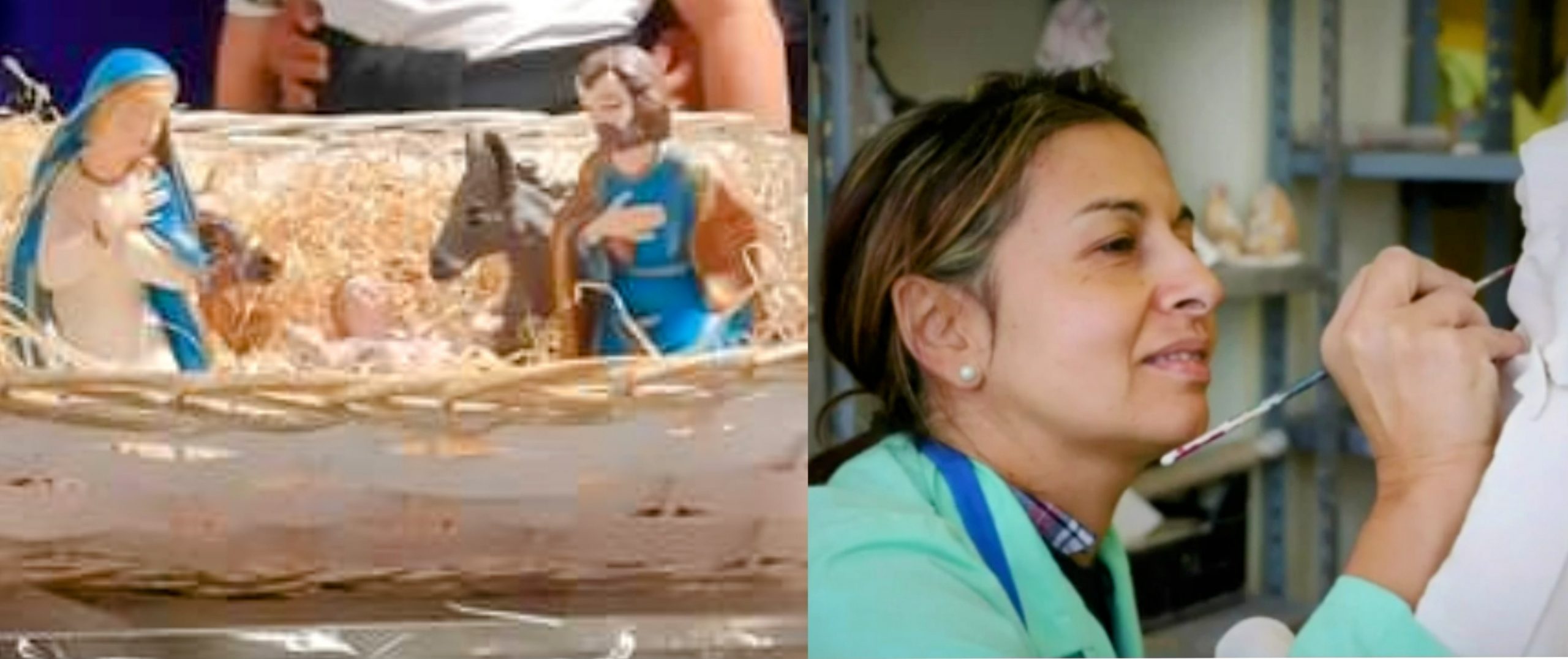 Cagliari, un presepe realizzato a mano dalla ceramista Alessandra Furcas per i bimbi del Microcitemico