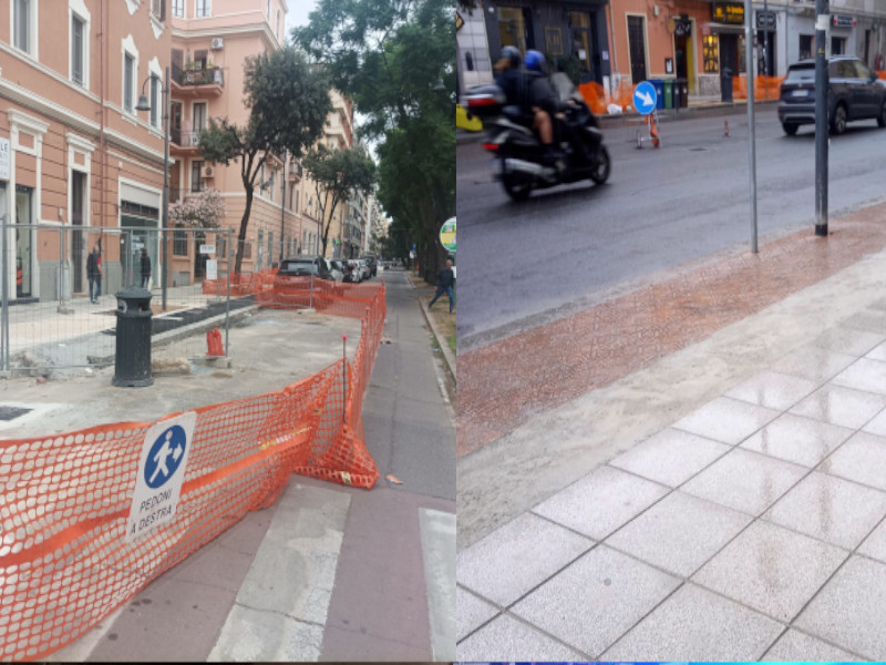 Cagliari, via Dante ad alto rischio incidenti: “Ora marciapiedi più grandi agli incroci e un attraversamento pedonale”
