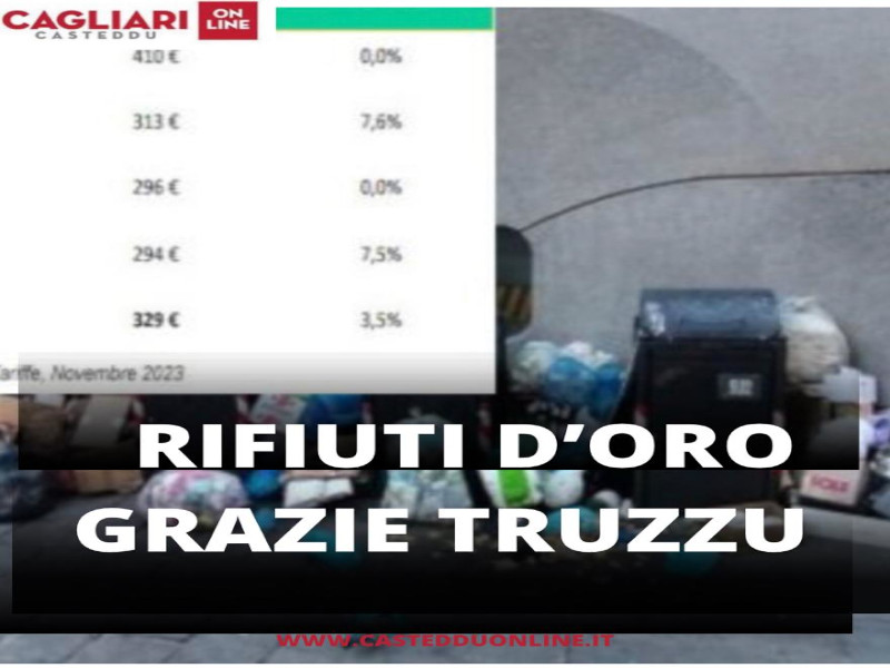 Rifiuti d’oro a Cagliari, le promesse non mantenute di Truzzu: città sporca e Tari più cara in Sardegna