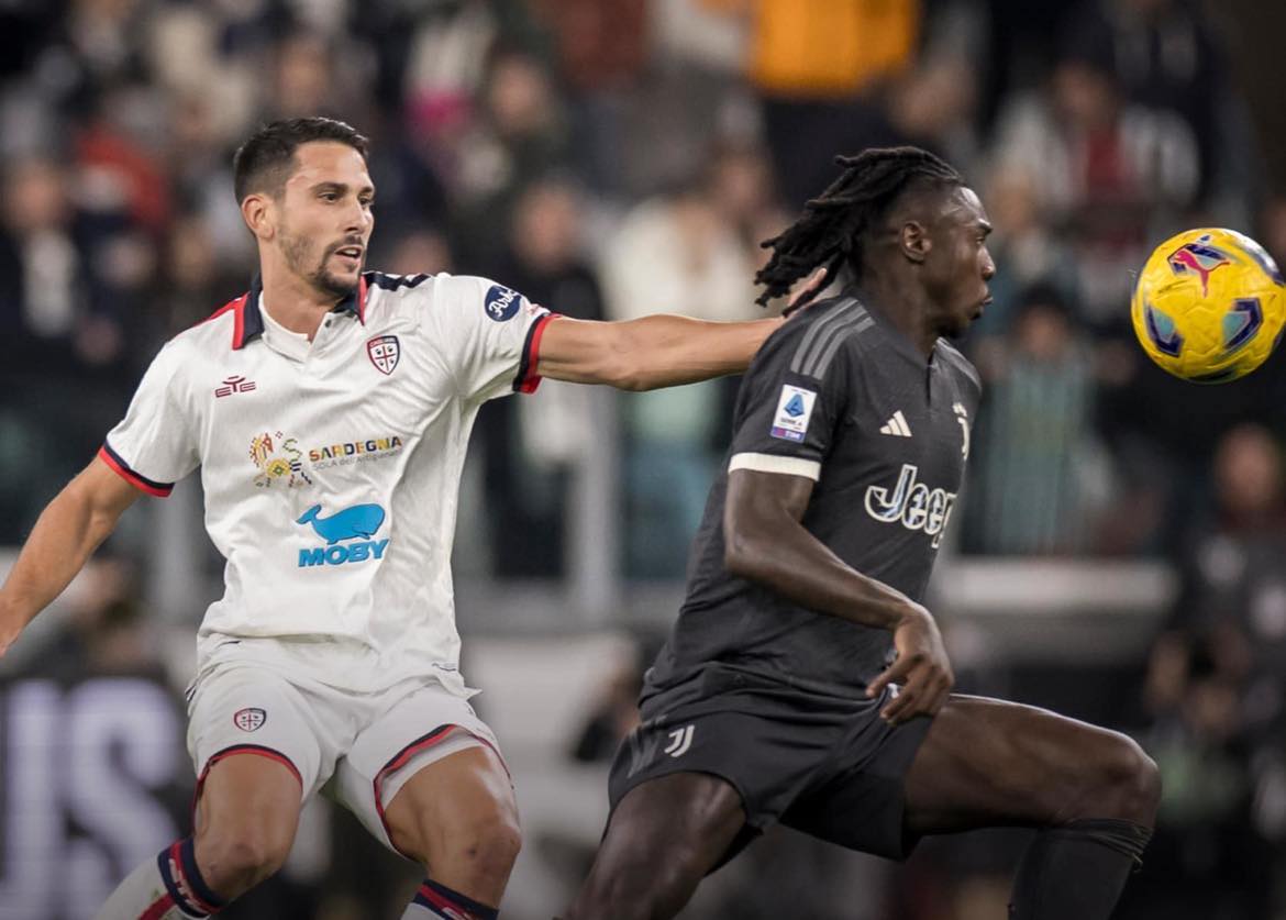 Juventus-Cagliari 2-1, che peccato: i rossoblù a testa alta fanno tremare i bianconeri