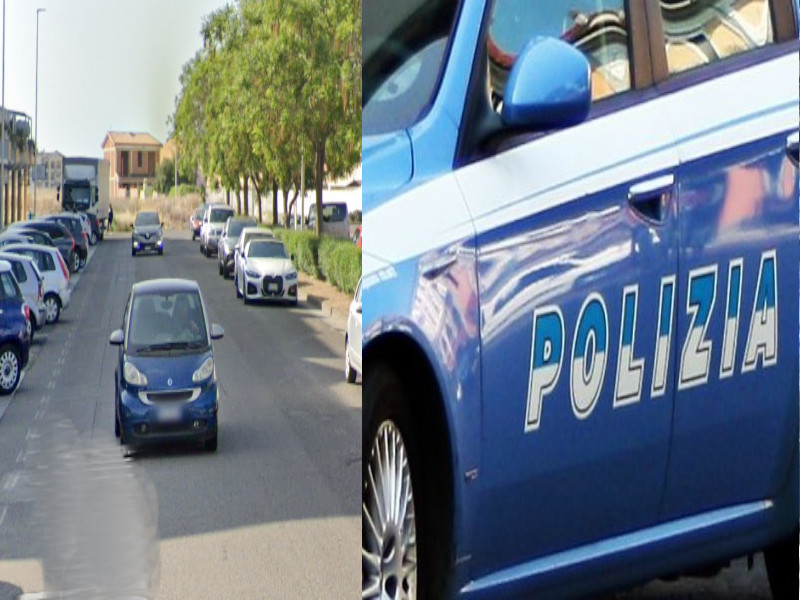 Incidente a Quartu, auto travolge una volante della polizia: feriti due agenti