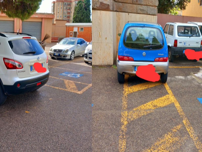 Parcheggi esterni pieni, stalli vietati per una disabile nel cimitero di Cagliari: “Occupati dalle auto dei dipendenti”