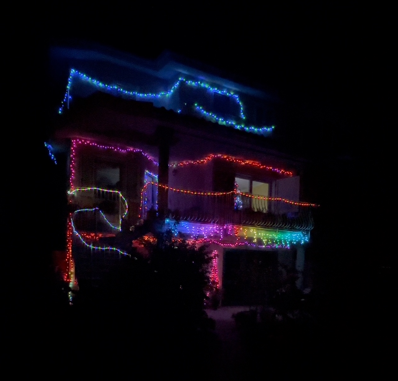 Concorso “Le migliori luminarie in Sardegna 2023”: casa Castori a Macomer