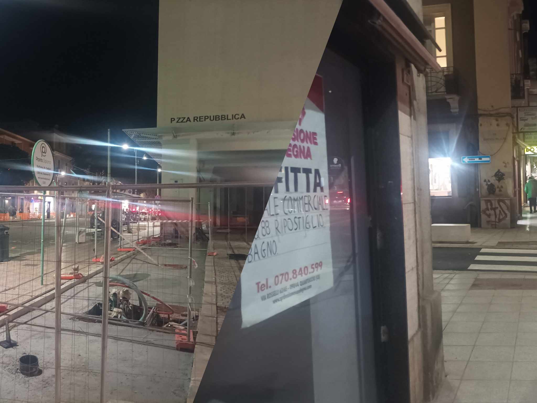 Cagliari, via Dante senza pace: niente metro sino a marzo e i negozi falliti restano vuoti
