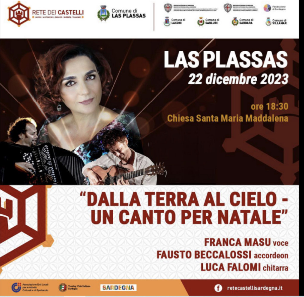 A Las Plassas doppio appuntamento a pochi giorni dalle festività CON RETE CASTELLI STORIA E MUSICA