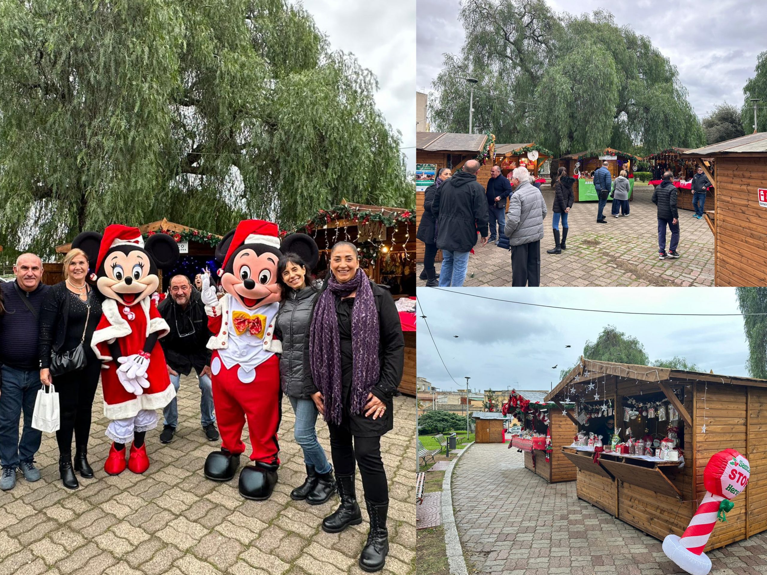 A Quartu taglio del nastro per 20 casette di Natale: “Da noi solo commercianti e produttori sardi”