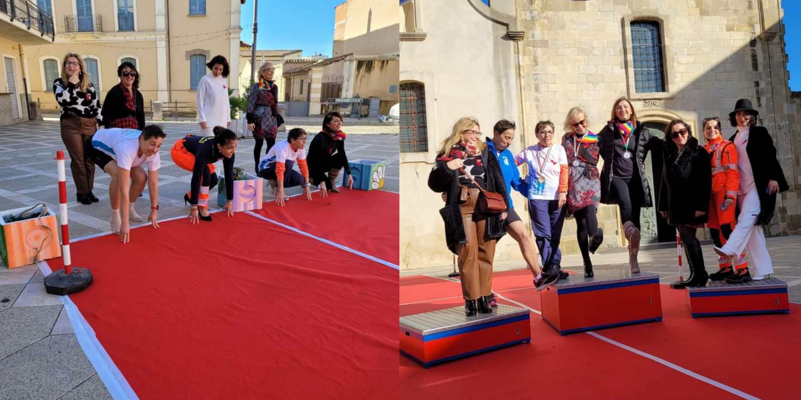 San Gavino Monreale, una corsa sui tacchi come simbolo delle difficoltà che devono superare le donne