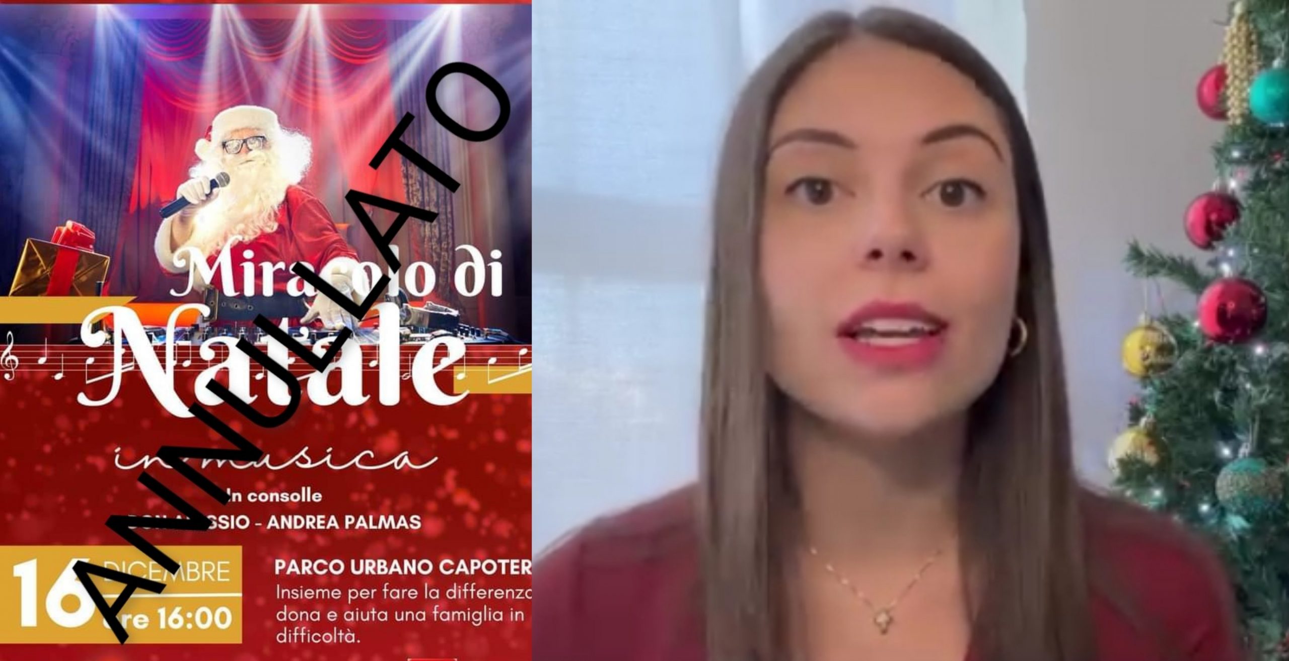 Capoterra, annullato l’evento di beneficenza “Miracolo di Natale in musica”