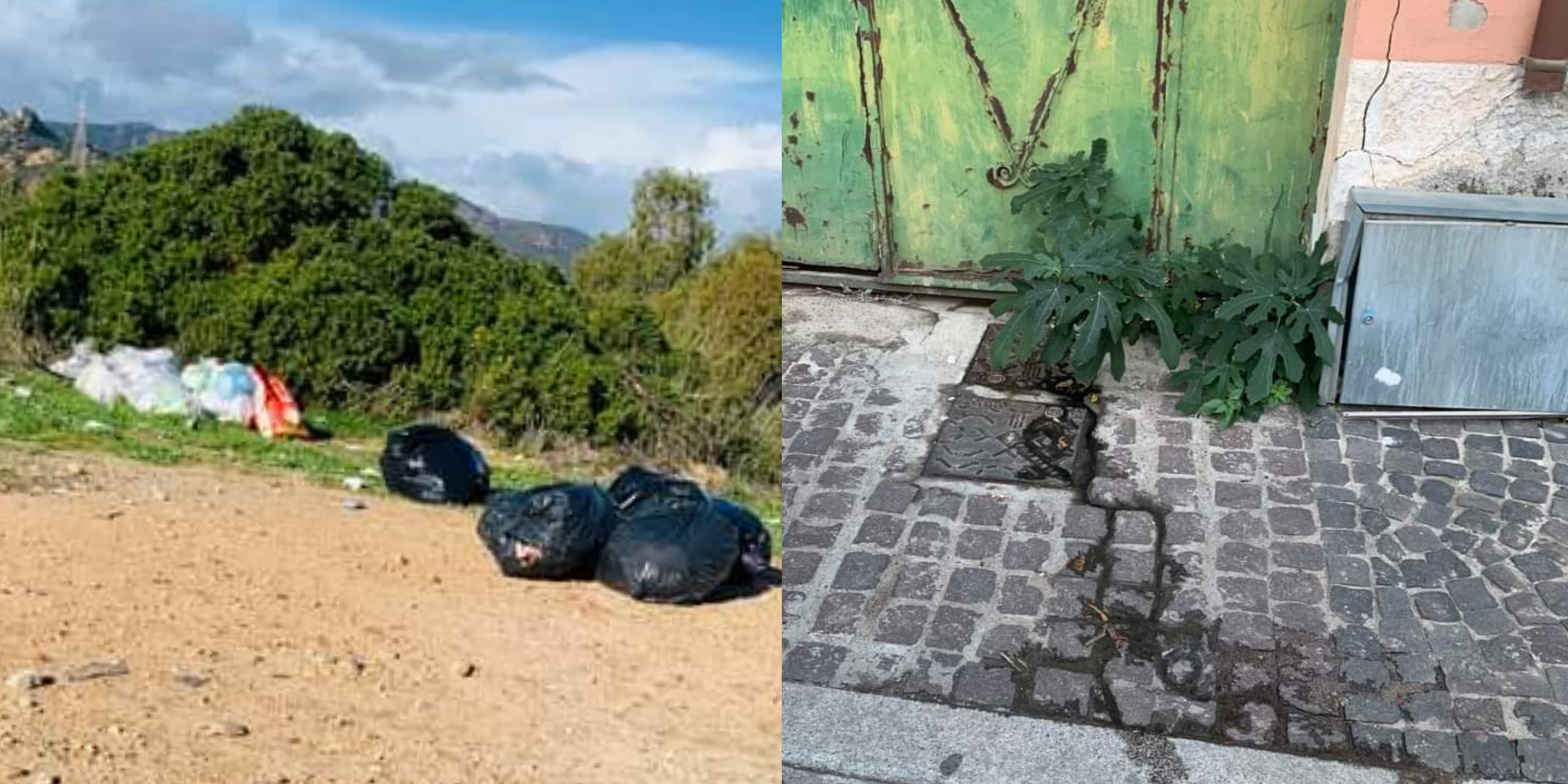 Una discarica abusiva e uno sversamento di liquidi fognari a Capoterra